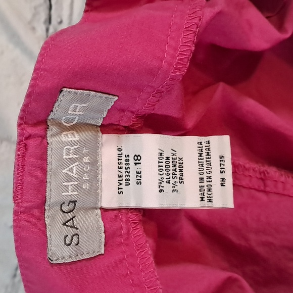 Sag Harbor pink shorts size 18 - Picture 5 of 5